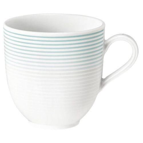 (6 stuks) SELTMANN WEIDEN Latte kop Tulp - 0,37 liter - Arctisch blauw Wit / Blauw