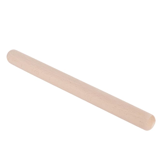 Huis Massief Hout Deegroller Cake Gebak Pizza Deegroller Bakgereedschap Keukengerei 39cm white