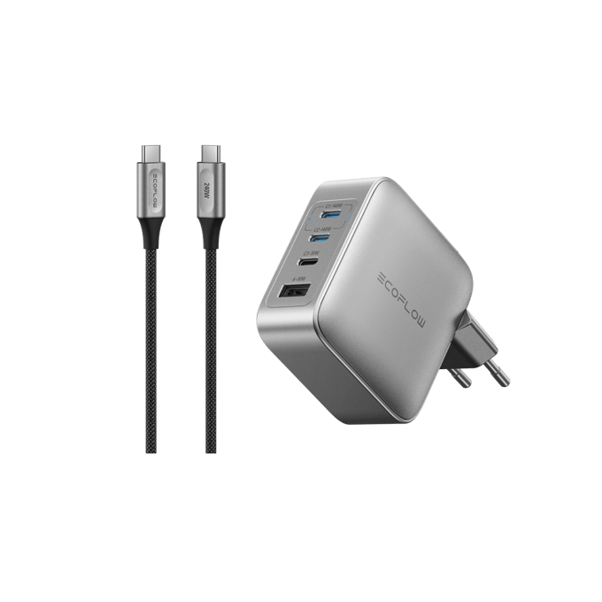 EcoFlow RAPID Pro Charger (140W, 4 Ports, GaN)