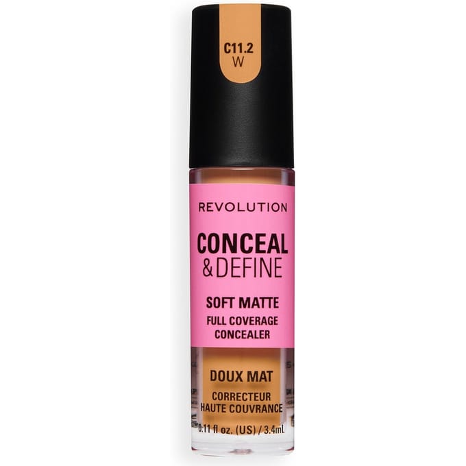 Revolution Conceal and Define Full Coverage Concealer (Various Shades) - C11.2W