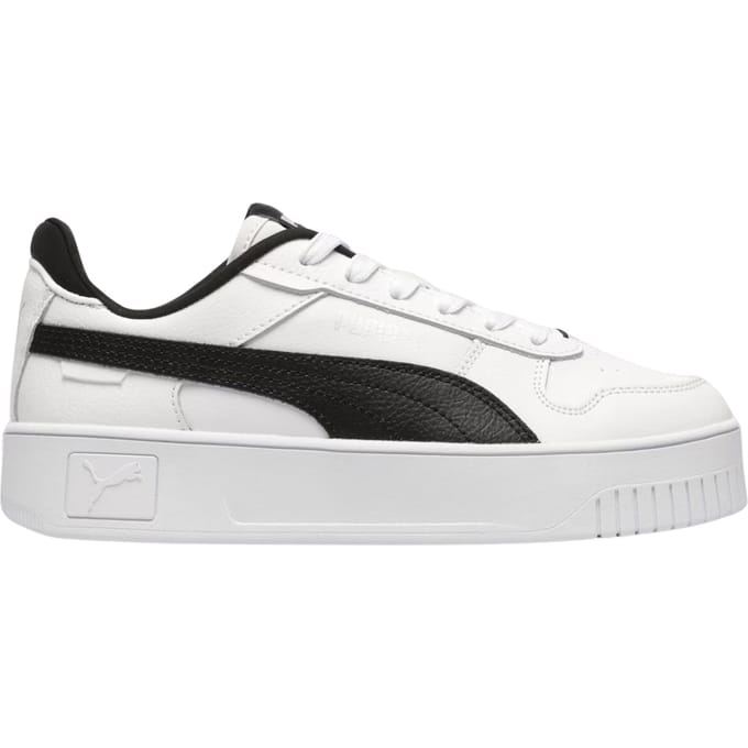 PUMA Carina Street Dames Sneakers - Wit/Zwart