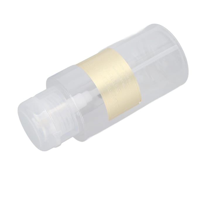 Bouteille à Pression 300ml Multi-Usage Lotion Dissolvant pour Ongles Bouteille à Pression Bouteille Vide Outil pour Ongles beige