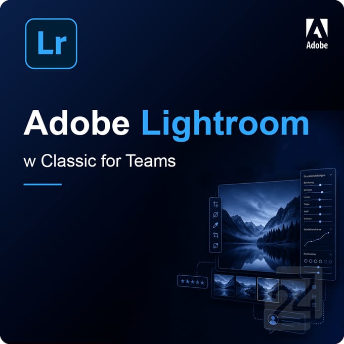 Adobe Lightroom w Classic for Teams EDU 100+ Gebruiker(s)