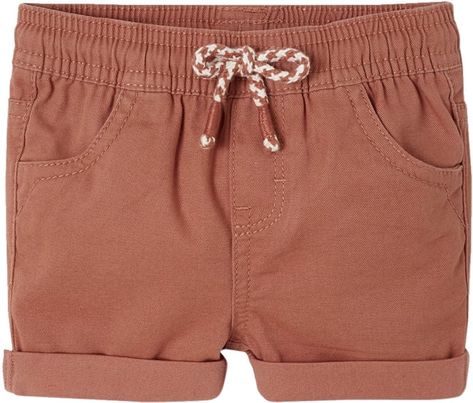 Vertbaudet Gekeperde short met elastische tailleband babyjongen