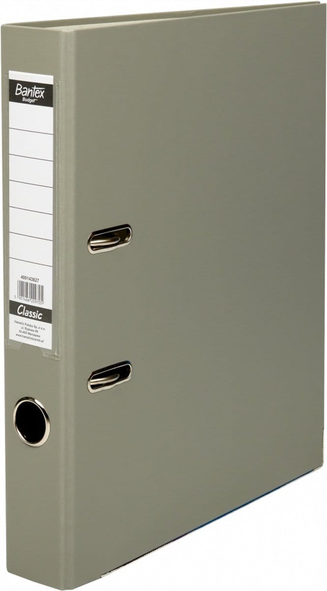 Bantex Budget Classic Segregator A4, 50mm, Grijs, 2 Ringbanden