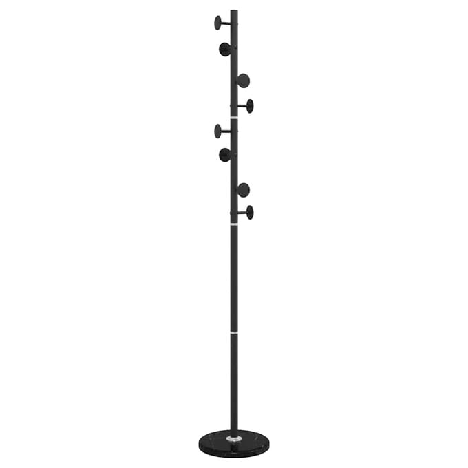 vidaXL - Kapstok - 176 - cm - gepoedercoat - ijzer - zwart