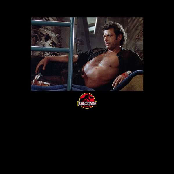 Jurassic Park Jeff Goldblum Hoodie - Black - XXL