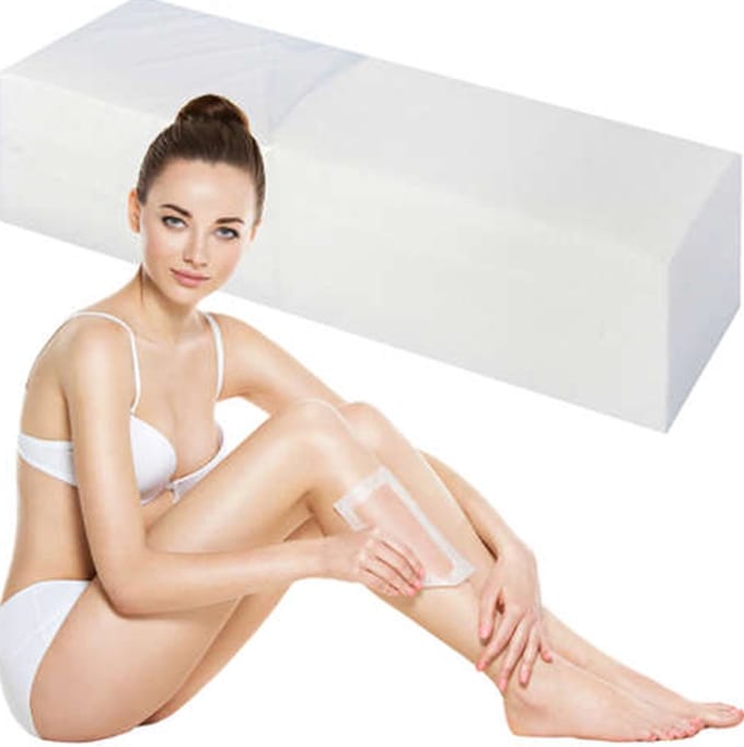 100 Harsstrips – Professionele Ontharingsstrips voor Wax | Herbruikbaar & Huidvriendelijk (20×7 cm)