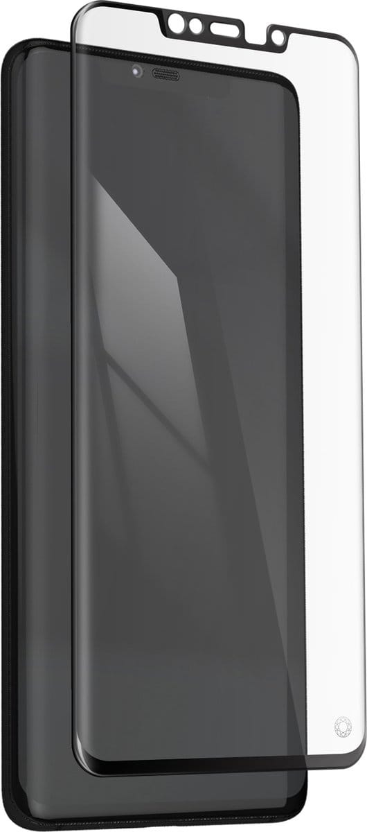 Force Case, Screenprotector geschikt voor Huawei Mate 20 Pro - Oleophobic 3D, Transparant zwart