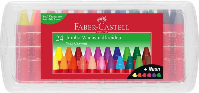 Faber-Castell waskrijt - Jumbo - 24 stuks - FC-120034