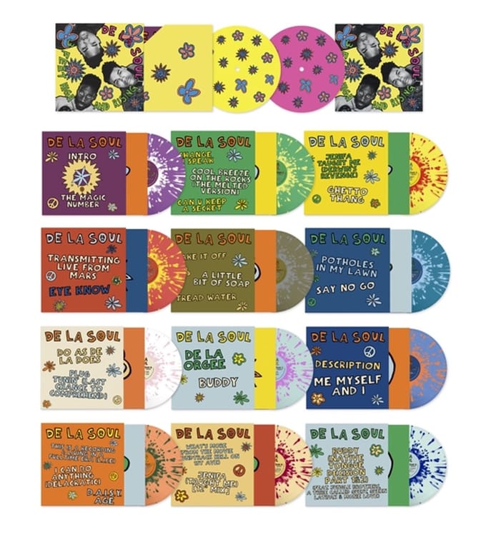 3 Feet High And Rising -7″ Splattered Vinyl Boxset- - De La Soul