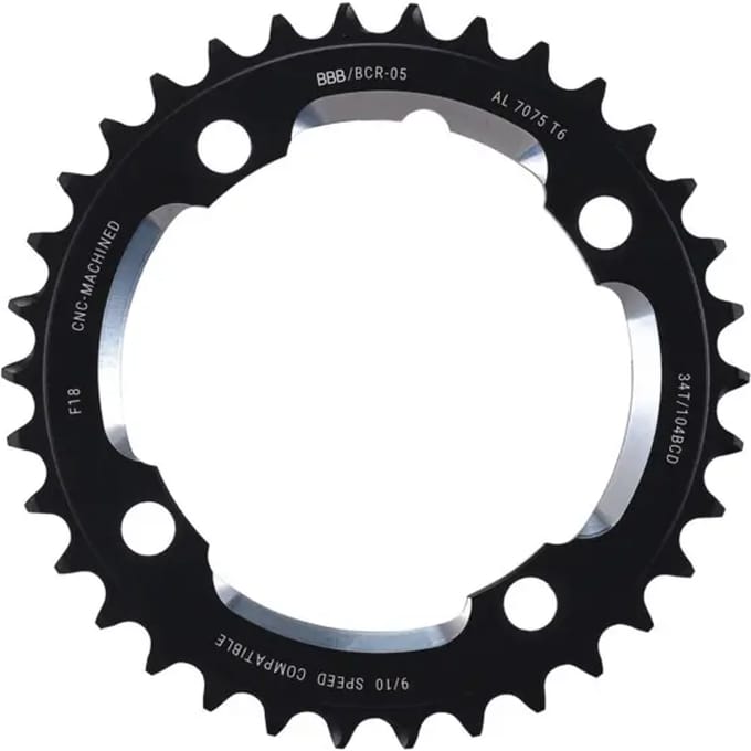 Bbb Roundabout 4 Bcr-05 104 Bcd Kettingblad Zilver 36t