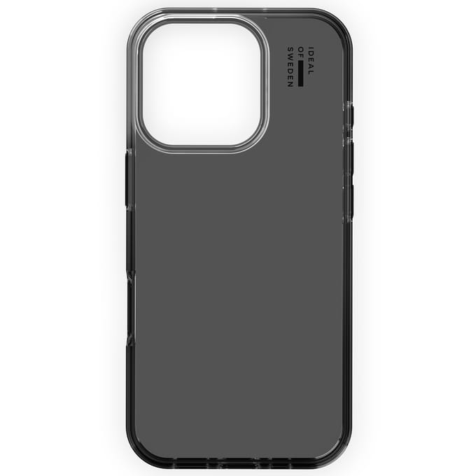 iDeal of Sweden Clear Case geschikt voor Apple iPhone 16 Pro - Tinted Black