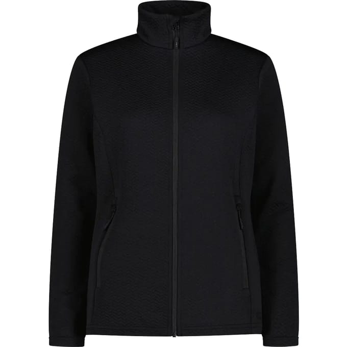 Extensible Col Roulé Fleece met Jacquardprint Dames CMP