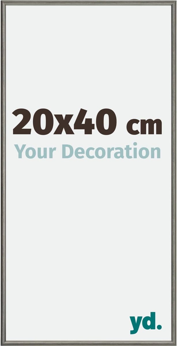 Your Decoration - Fotolijst 20x40 cm - Aluminium - Mercury Structuur - New York