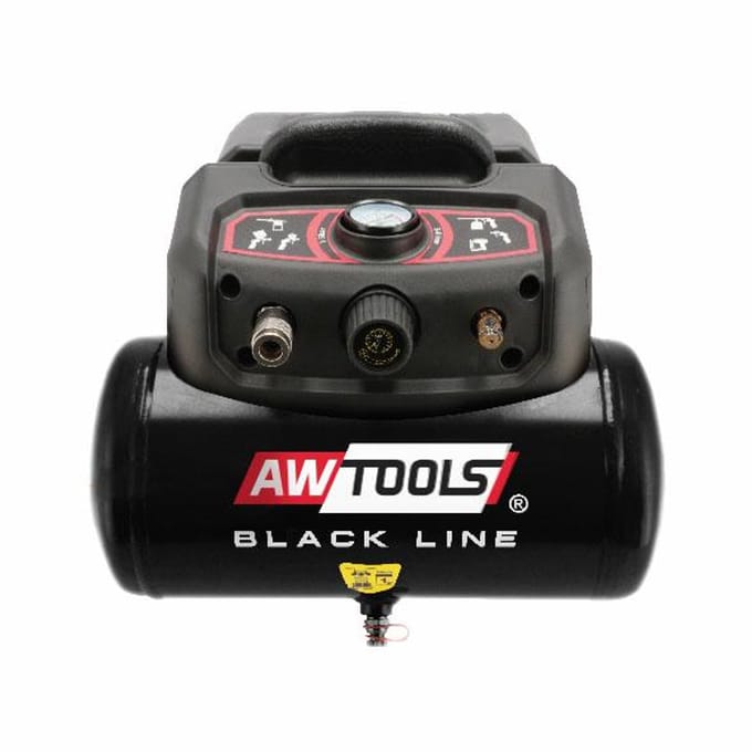 Awtools AC6 Black Line - Olievrije Compressor - 6L - 1,5HP