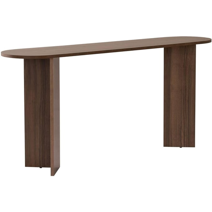 Asir - Dressoir - Okkernoot - 100% Melamine Gecoat Spaanplaat - 150 x 35 x 75 cm