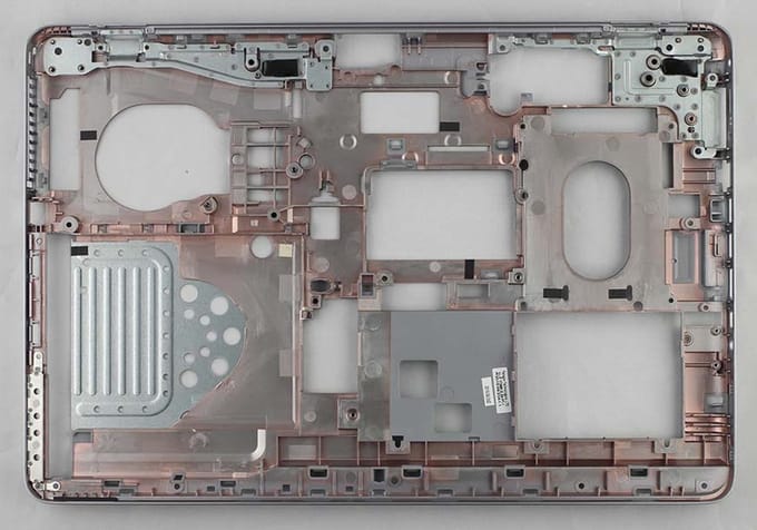 HP 840725-001 laptop reserve-onderdeel Bodembehuizing