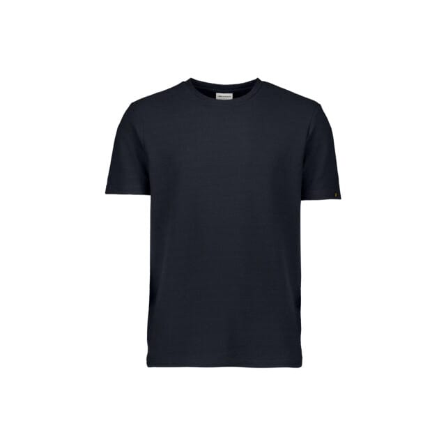 No Excess T-Shirt Crewneck Solid Jacquard Night Navy  M