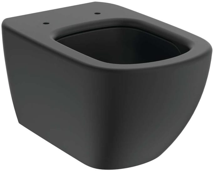 Ideal Standard Tesi - Hangend toilet, Aquablade, zwart T0079V3