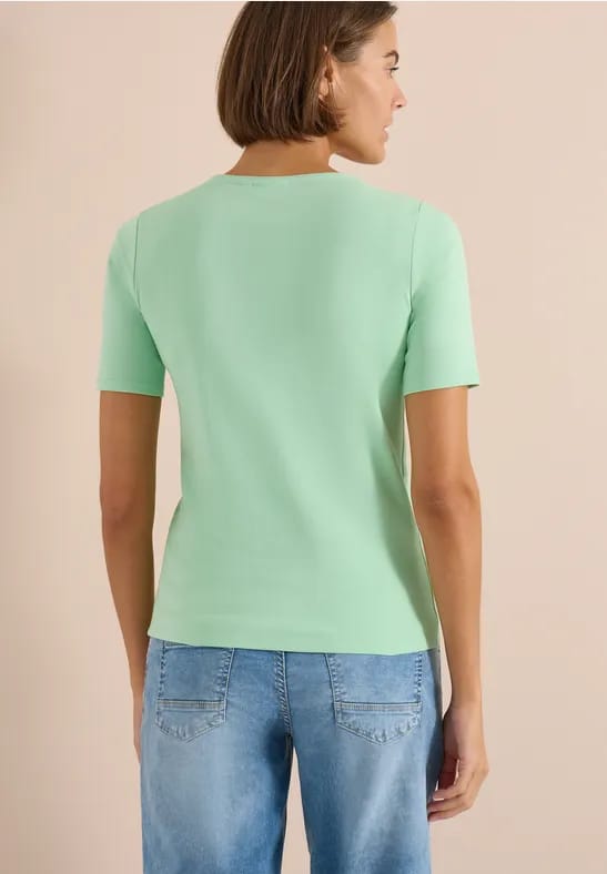Basic katoenen shirt