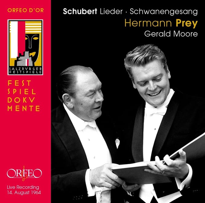 Hermann Prey, Gerald Moore - Schubert: Lieder, Schwanengesang (CD)