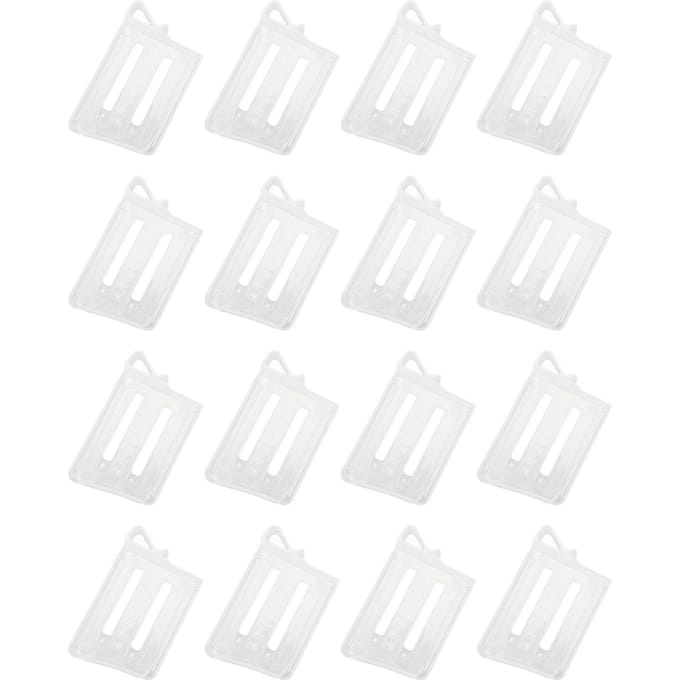 16 stuks Koelkast Divider Koelkast Deur Organizer Verstelbare Scheiders voor Koelkast Make-up white