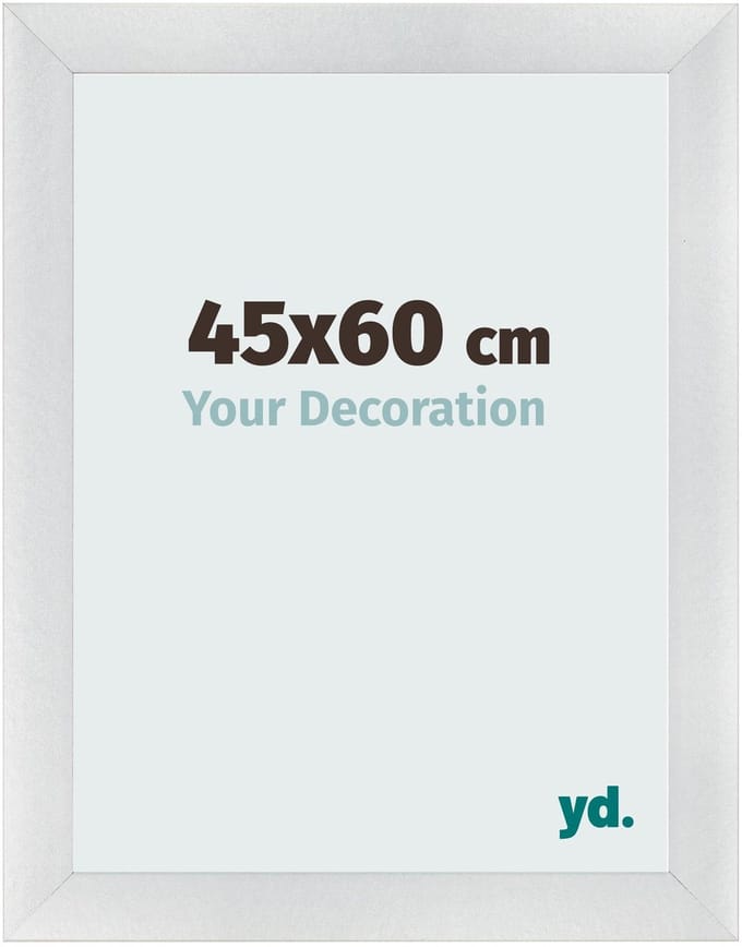 Your Decoration - Fotolijst 45x60 cm - MDF - Zilver Mat - Pisa