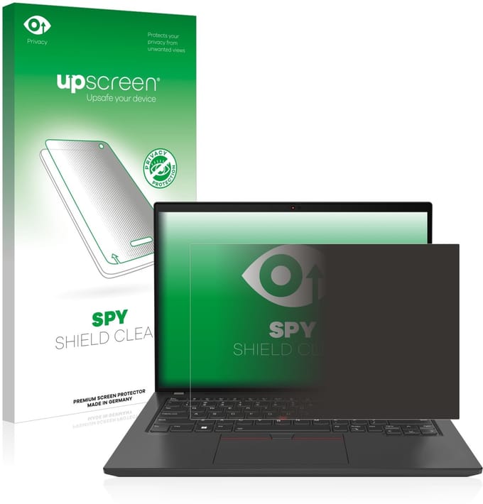 upscreen - privacy screenprotector voor Lenovo ThinkPad T14 Gen 3 - Folie Beschermfolie Blauwlichtfilter