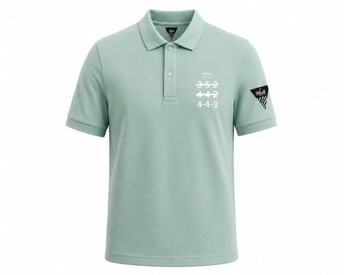 FC Kluif - Polo Total Football '4-3-3' - Olijf groen - Maat M - Regular fit