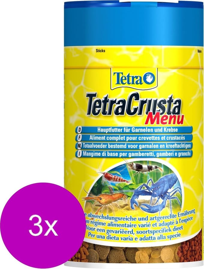 Tetra Crusta Menu Sticks - Vissenvoer - 3 x 100 ml