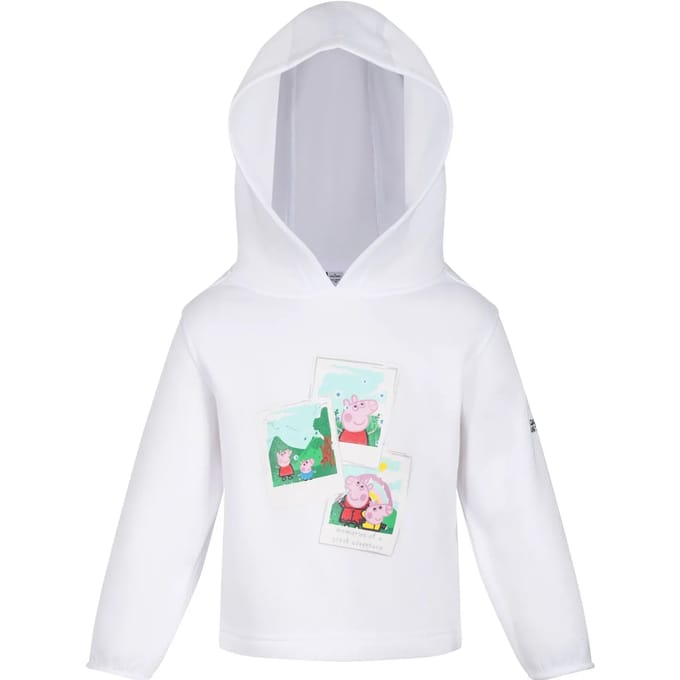 Regatta Peppa Pig Fleece Hoody Voor Kinderen Wit