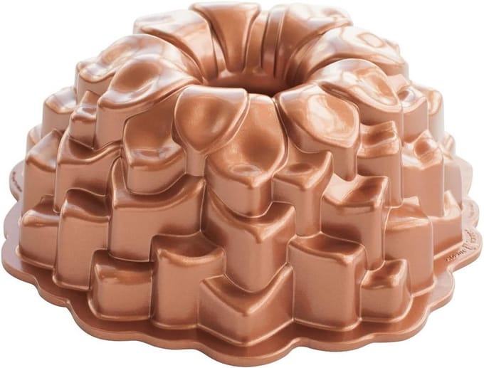 Gegoten aluminium bakvorm 26,5 x 9,5 x 26,5 cm