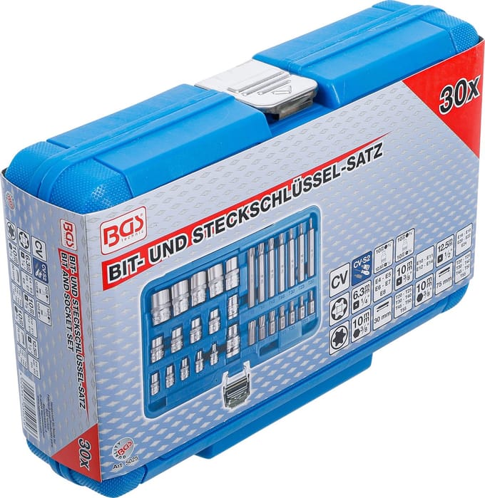 BGS Dopsleutelbit- en doppenset Torx 30 delig