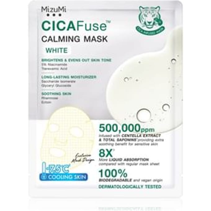 MizuMi - CICAFuse Calming Mask White 1 pc