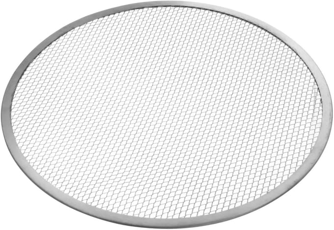 HENDI Pizzaplaat met gaasbodem – Ø480 mm – Aluminium – Lichtgewicht