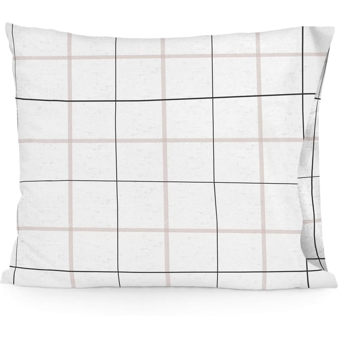 Kussensloop Tartan | Blanc