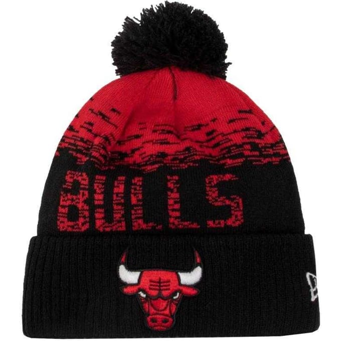 New Era Uniseks volwassen NBA muts (Zwart/Rood)