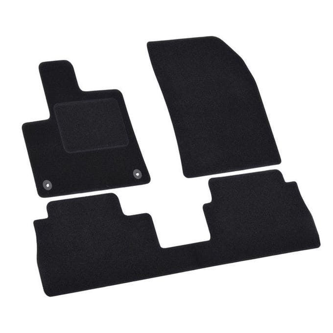 Vloermatten - Mitsubishi Space Runner - Zwart velours - 3 stuks - Antislip