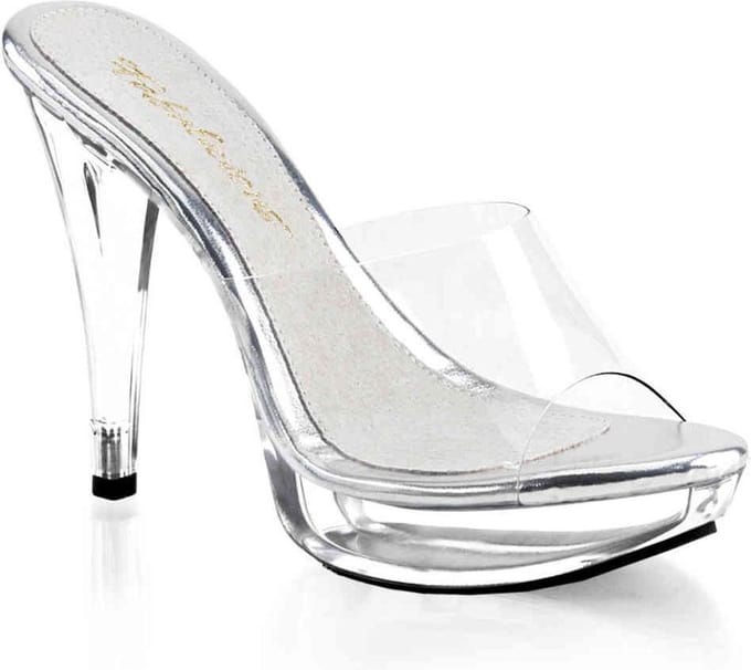 Fabulicious - COCKTAIL501 Muiltjes met hak - US 13 - 44 Shoes - Transparant