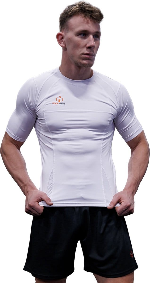 Nihon Rashguard Pro dames | Wit (Maat: L)