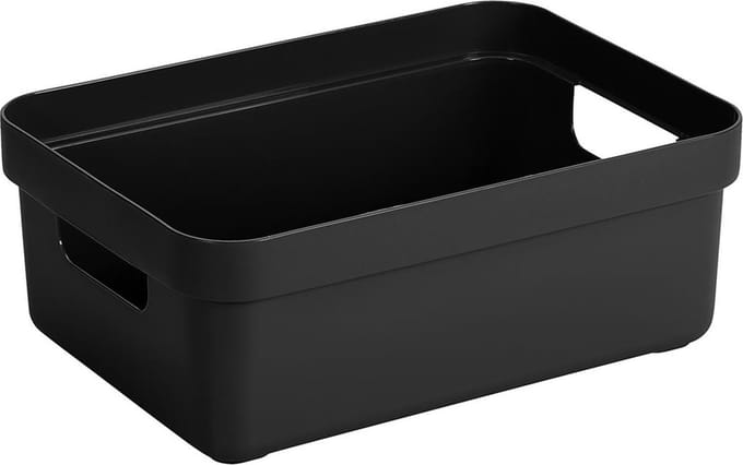 Sunware - Sigma home opbergbox 9L zwart - 35 x 24,6 x 12,2 cm