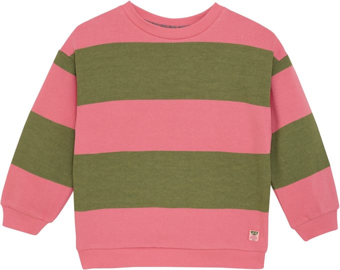 Noppies Trui Pinehill - Stripe Pattern Pink - Maat 98