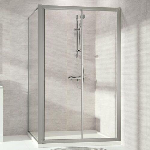 HÜPPE Alpha 2 VG sliding door 1-piece with fixed part, W: 170 H: 200 cm A22314087322