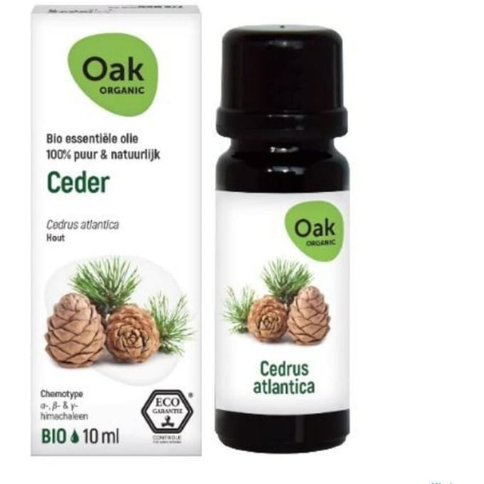Oak Ceder Essentiële Olie Bio 10 Etherische olie