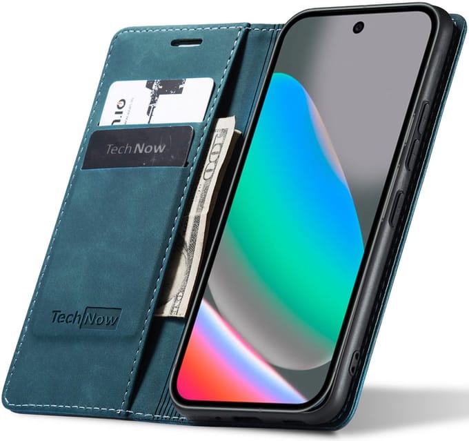 Hoesje geschikt voor Google Pixel 10 / 10 Pro - Book Case Leer Slimline Blauw