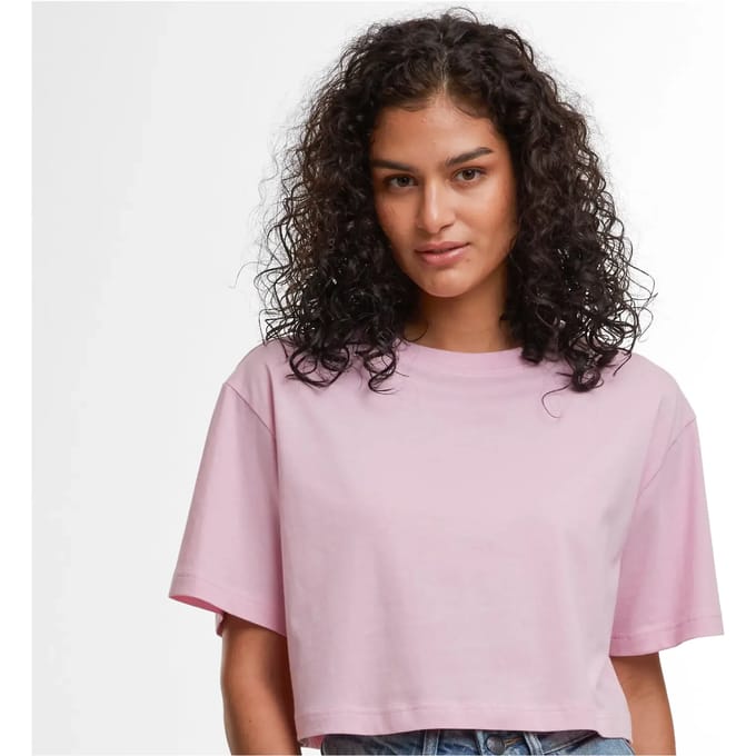 Build your Brand Ladies Short Oversized Tee BY264 - SOFT LILAC - L