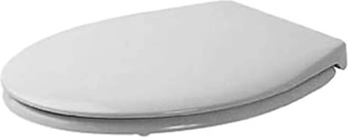 Duravit Duraplus WC-zitting 38.2x32.6x5cm Kunststof wit Glanzend