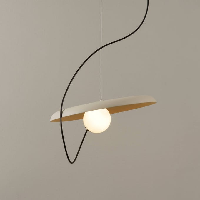 Milan Iluminación Milan Wire hanglamp Ø 38 cm nerts kleurig