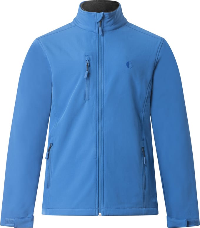 Gentlemen - heren softshell jasje - winddicht - waterafstotend - blauw - maat XL